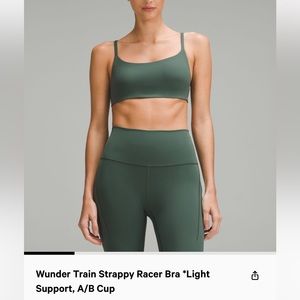 Lululemon Wunder Train Strappy Bra (A/B Cup)